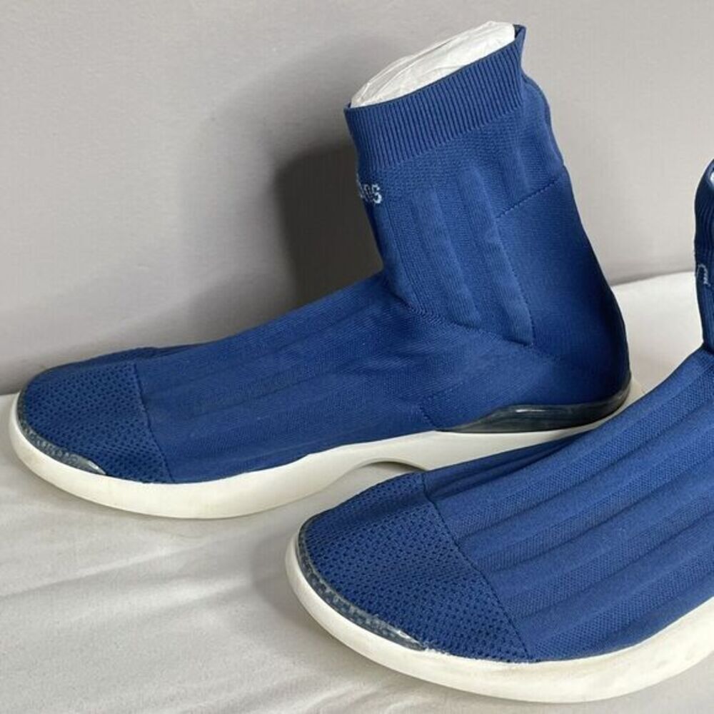 Acne Studios Blue Sock Tristan Sneakers Size 42 (US 9) High Top Trainers Runners - Picture 7 of 14